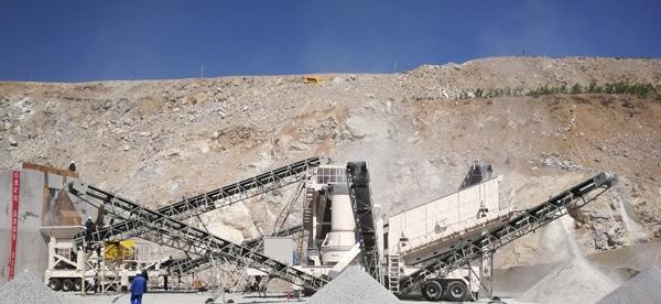 移動制砂機(jī)現(xiàn)場展示